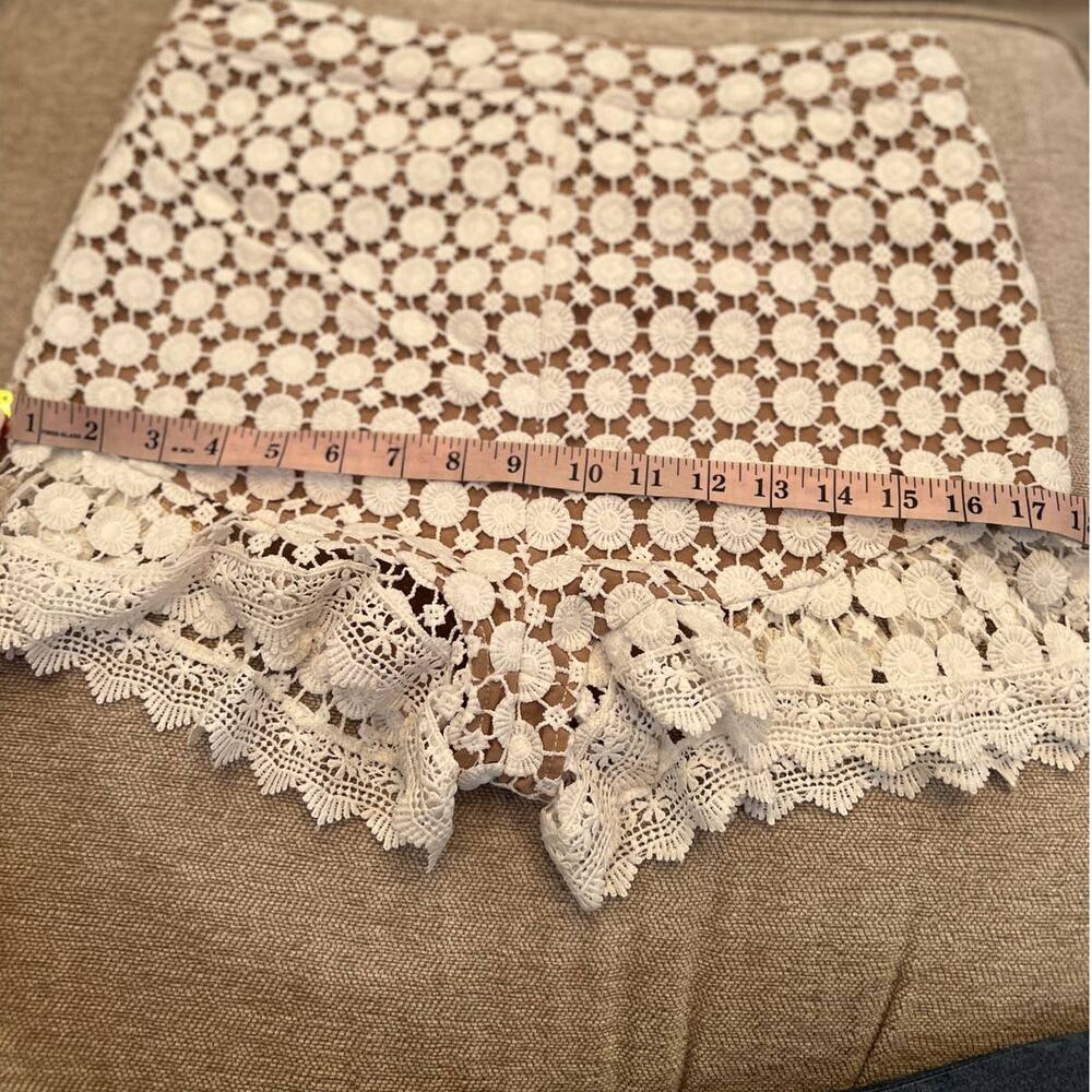 Amaryllis X Dani Austin White Lace Shorts - Picture 8 of 9